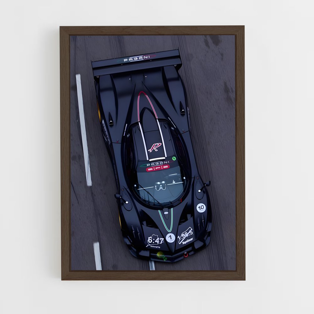 Poster Vitesse Aérienne – affiche Pagani (vue 5)